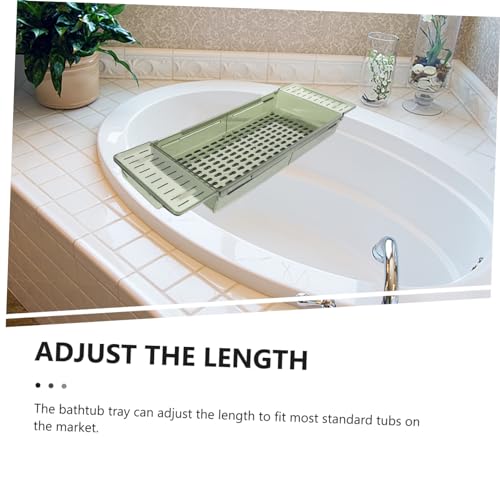 Étagère de rangement extensible Cabilock pour plateau de baignoire et douche multifonctionnel