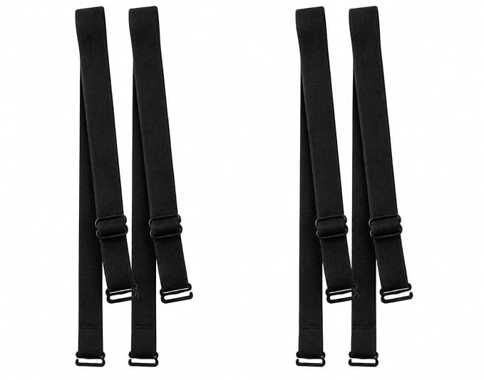 Black Replacement Bra Straps for Women, 12 MM-picture-39