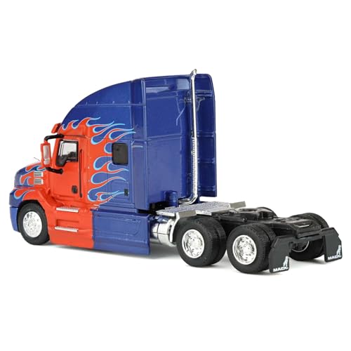 2019 Mack Anthem Camión 1:64 Rojo y Azul miniatura 4
