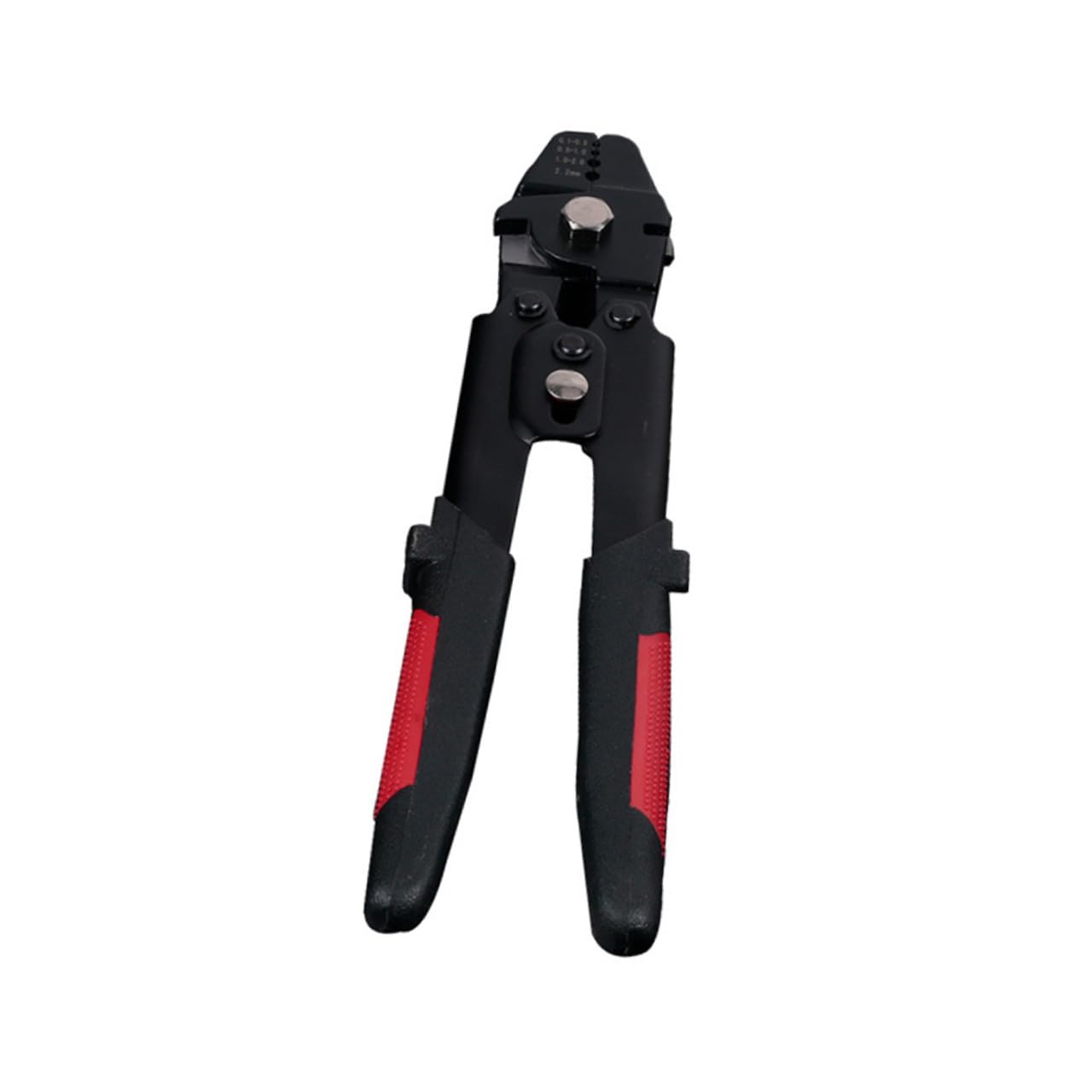 GALPADA 1pezzi Pinza Crimpatrice Per Funi Con Blocco Di Sicurezza Acciaio Al Carbonio Anticorrosione e Manico Antiscivolo Con Manicotti Ad Anello in Alluminio Per Cavi Da Strumenti Profess