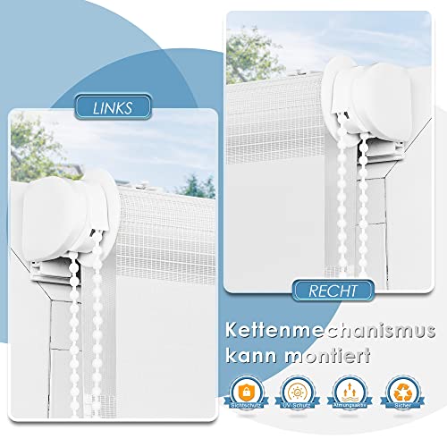 Doppelrollo Atlaz Klemmfix ohne Bohren für Fenster und Türen