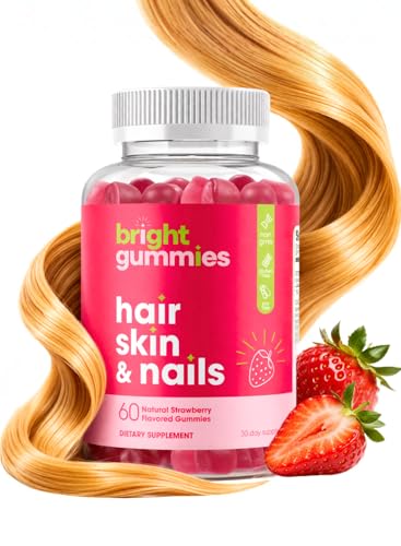 Hair Growth Gummies with Biotin 5000mcg + Vitamins C, E