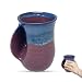 Clay in Motion Handwarmer Mug - Purple Passion - Left Handed
