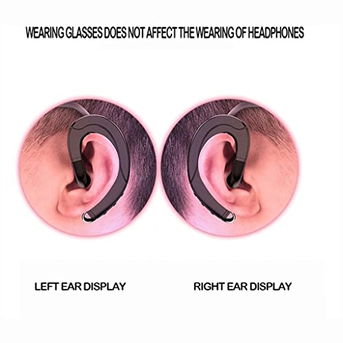 Image of F88 Bone Conduction Bluetooth Ear-Hook Single Headphone Blue|F88 Open-Ear Wireless Bluetooth Headset V5.0, Lightweight Ear-Hook Design with Mic, 10h Playtime, IPX5 Sweatproof, Safe Awareness