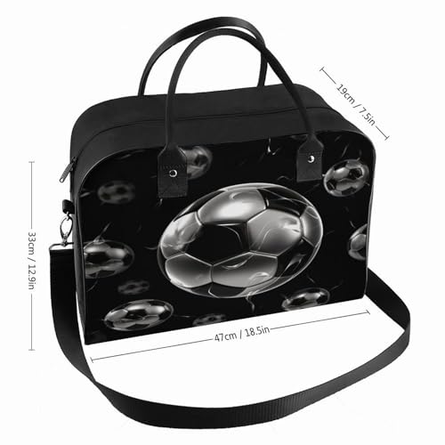 Maletín negro ligero para laptop unisex miniatura 2