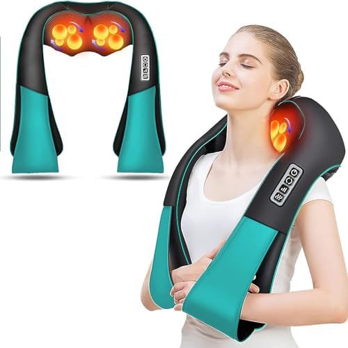 AERLANG Shiatsu Neck and Shoulder Massager, Back Massager with He...