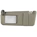 OxGord Visor Assemby with Mirror for Selected Toyota Camry Vehicles - Drivers Left Side - Replacement Part #74320-06780-B0- Beige