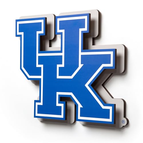 YouTheFan NCAA Kentucky Wildcats 3D Die-Cut Wall Art, precision-crafted and laser-cut in the exact shape of your team’s logo, multiple layers, ready-to-hang and officially licensed