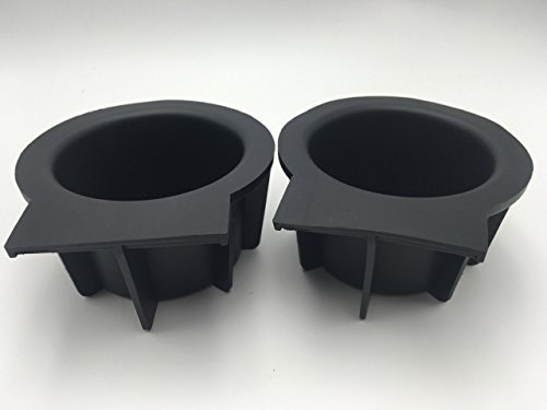 Zytc Front Center Console Cup Holder Inserts Rubber For Ford F-150 Expedition Navigator Pack Of 2 #TOP1