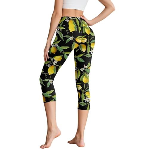 Cute Capri Leggings with Pockets for Women XS-3XL High Waisted Workout Pants2