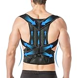 Back Brace and Posture Corrector for Men and Women Adjustable Back Straightener Posture Corrector, Scoliosis and Hunchback Correction, Spine Corrector, Support for Upper Lower Back Pain Relief (Medium)