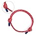 Ymiko Parachute Cord Bracelet Red Camouflage Adjustable Unisex Fashionable Rope Friendship Bracelets for Proms Dates Parties Birthdays Christmas Anniversaries Valentine Day Daily Use