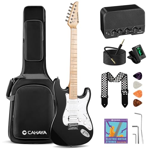 Amazon | CAHAYA エレキギター 初心者セット 39インチ HSSピックアップ