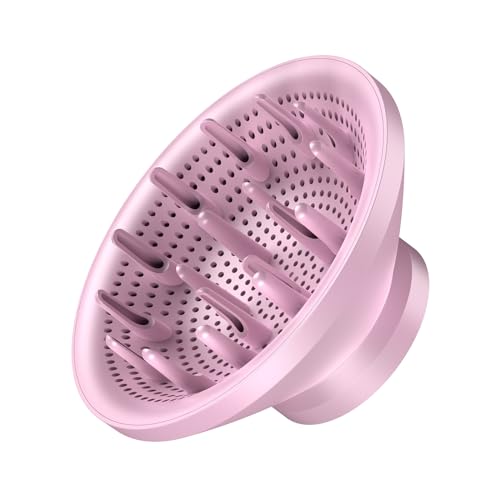SKYMOON Difusor de secador de cabelo, acessório difusor magnético para definição de cachos e estilo