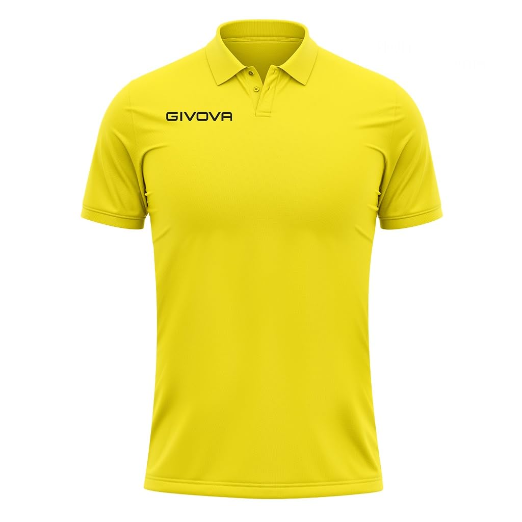 Givova Polo Cotone Piquet Summer Giallo-image