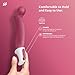 Vibrador Punto G Satisfyer Vibes 'Petting Hippo', estimulador de clítoris con 12 modos de vibración, juguete sexual para mujeres, resistente al agua (IPX7) recargable