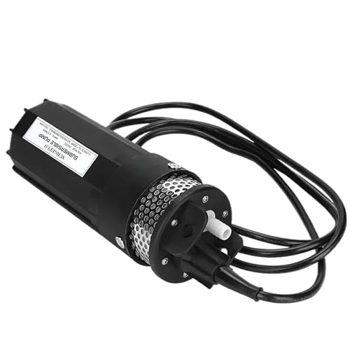 1 pz 12 V 24 V 220 V Lift = 70 m Piccolo for Pannelli A Energia Solare Pozzo Profondo Pompa Sommergibile elettrica(Black,12V)