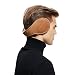 Sheepskin Wool Snug Earmuffs Ear Warmer - Men Winter Suede Earwarmer - Nut