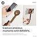 elago | LINE FRIENDS Brown Magnetic Selfie Stick Tripod Compatible with MagSafe for iPhone and Galaxy, Strong Magnetism, Portable, Lightweight, Extendable [Pouch, Remote, Guide] [Official Merchandise]