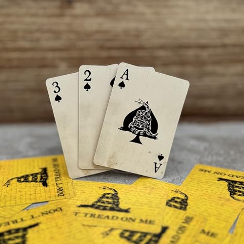 Baraja de Poker History America Don’t Tread On Me miniatura 6