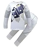 MJUNBOBU Kids Halloween DJ Cosply Costume Overall T Shirt Set for Kids Boys Music Fans Props