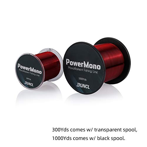RUNCL PowerMono Fishing Line, Monofilament Fishing Line - Ultimate Strength, Shock Absorber, Suspend in Water, Knot Friendly - Mono Fishing Line (Brown, 25LB(11.3kgs), 300yds) - image 6