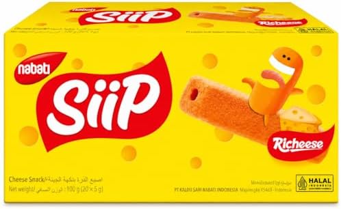 Nabati Richeese Siip Cheese Corn Snack 20 x 5 g