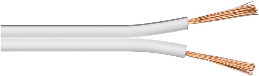 Goobay 67746 Speaker Cable White CCA, 50 m Cable Length