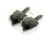 Real Rabbit Fur Long Hair Mouse Cat Toy - 2pk Gray