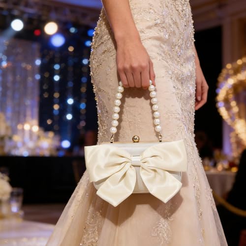 Sac à main à bandoulière avec nœuds logeable pour petits objets - 6