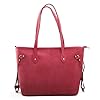 Large-Real-Leather-Concealed-Carry-Tote-Bag-For-Women-Shoulder-Handbag-Fashion-CCW-Purse Montana West Genuine Leather Purses For Women Concealed Carry purse and handbags Large Shoulder bags Tote bag MWL-002RED