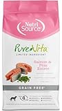 PureVita, Salmon & Peas Grain Free Entree Dry Dog Food, 4 Pounds