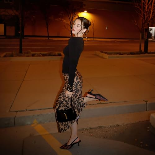 Image of Mattiventon Slingback Heels for Women Kitten Heels Bow Ankle Strap Pointed Toe Heel Sexy Wedding Dress Party Pumps
