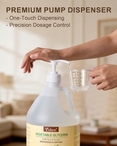 Image of Organic Glycerin Vegetable Glycerine 1 Gallon Liquid Vegetal USDA Certified