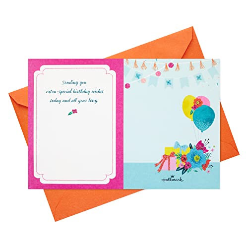 Hallmark Cartão de aniversário Pop Up Paper Wonder (bolo de aniversário floral)