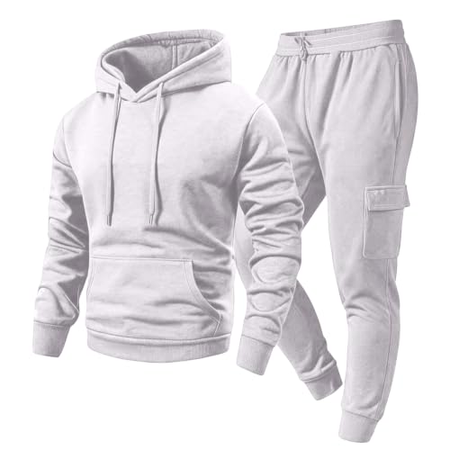 Men Sweatsuits Sets 2 Piece Athletic Casual Fleece Sweat Suits with Pockets - image 1