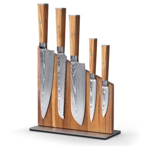 Yatoshi Knives Magnetic Kitchen Knife Block Set - Japanese 67