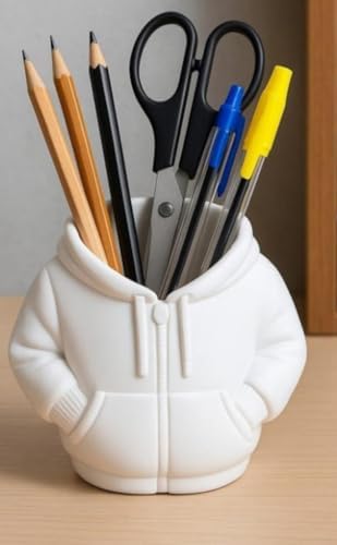 SANEC Dekoratif Kapüşonlu Hoodie Tasarımlı Kalemlik Organizer & Masa Üstü Biblo - Görsel 3