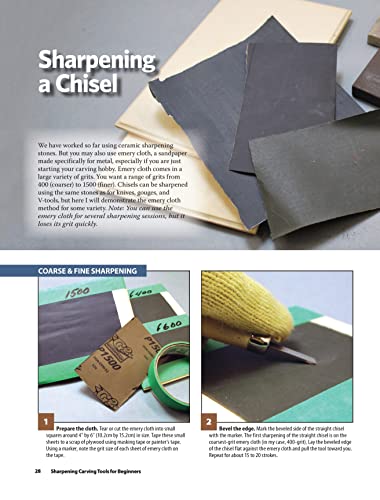 Sharpening Carving Tools for Beginners: Learn to Keep Your Knives, Gouges & V-Tools in Tip-Top Shape (Fox Chapel Publishing) The Ultimate Guide to Honing Techniques for Woodworkers and Woodcarvers - Image 5