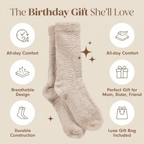 Image of Unboxme Gifts Warm & Cozy Ultra-Luxe Cloud Fuzzy Socks, Gifts for Women