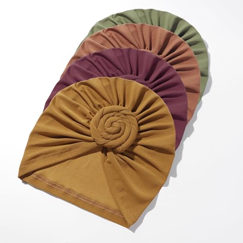 Image of KYNARI Turban Head Wraps for Women, Pretied Stretch Bonnet Hair Wrap