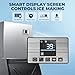 Commercial Ice Maker, 680 LBS/24h with 560 LBS Storage Bin, 210 Ice Cubes Ready in 5-15 min, Stainless Steel & Self Cleaning Industrial Ice Machine Perfect for Bar Restaurant Cafe