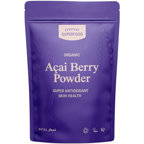 Organic Acai Berry Powder 50g, Pure Acai Berry Freeze Dried Powder, Everyday Superfood