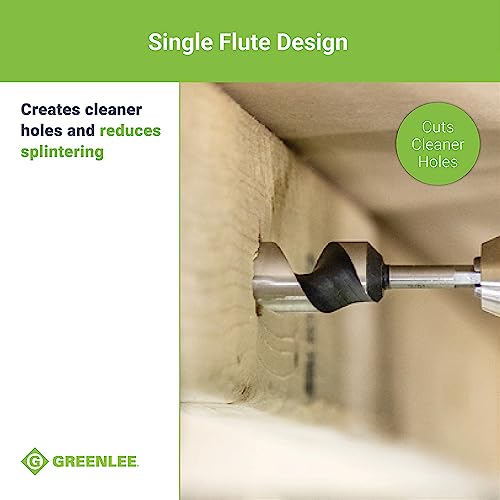 Greenlee 60A-3/4 Quick Change Wood Boring Stubby Auger Bit, 3/4" Hole Size #TOP4