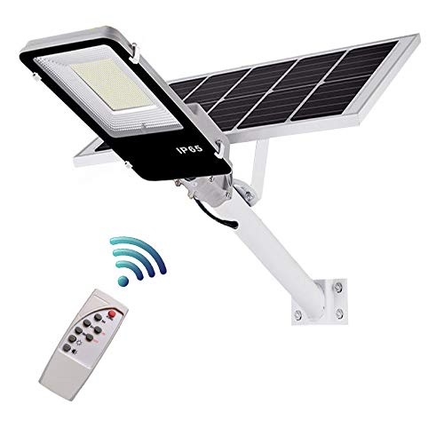 UNDADE 120W Solar Street Lights Outdoor, Dusk to Dawn Solar Led Outdoor Light with Remote Control,Timing High Brightness Security Lighting for Yard, Garden,Swimming Pool, Basketball Court