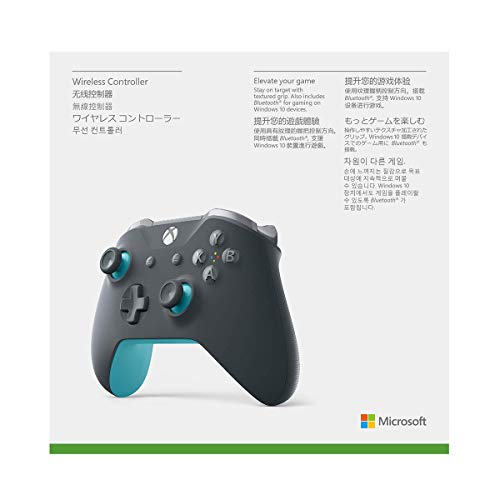 Microsoft - Wireless Controller For Xbox One And Win 10 - Gray/Blue - Wl3-00105 (Renewed) #TOP4