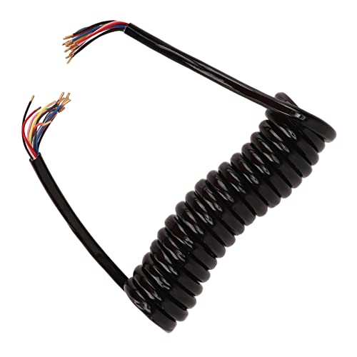 Cable en espiral de la base del remolque 13 pines extensión de poder de cobre 20AWG para RVs 2