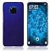 Produktbild PhoneNatic Case kompatibel mit Huawei Mate 20 Pro - lila Silikon Hülle matt Cover
