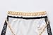 Girls Demon Cosplay Hunters Rumi Costume Kids Golden, 3Pcs Cosplay Outfit with Printed Jacket Top and Shorts, Toddler Halloween Carnival Stage Performance Dress Up SD160L