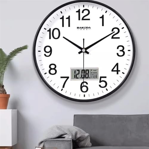 Horloge murale silencieuse avec mouvement quartz électronique précis - 6